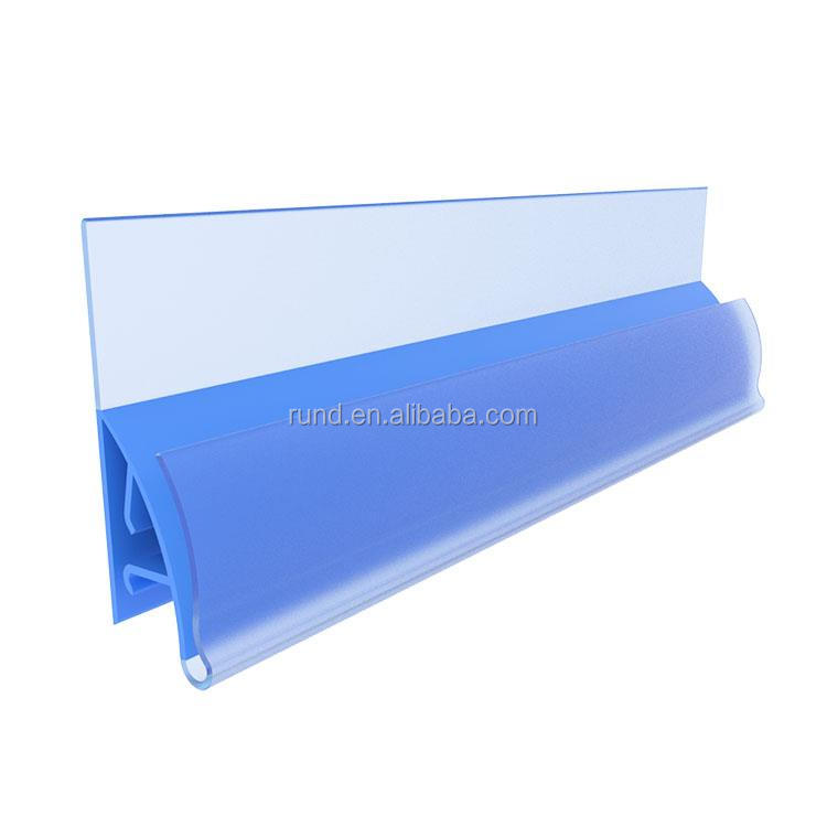 Customized PVC Supermarket Convenience Store Price Tag Strip Plug-in Grocery Store Shelves Department Store CN;GUA Clip Strip