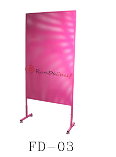 RD-FD-24 Custom Free Standing Double-Sided Nail Polish Display Rack Light Duty Supermarket Wire Rack Supermarket Shelves Metal