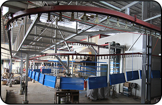 Electrostatic spray plastics