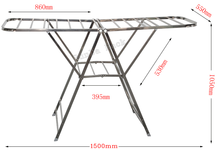 Wall-Mounted Laundry Drying Racks Tree-Style Clothes Dryer Stand for Drying Cloth Service Equipment