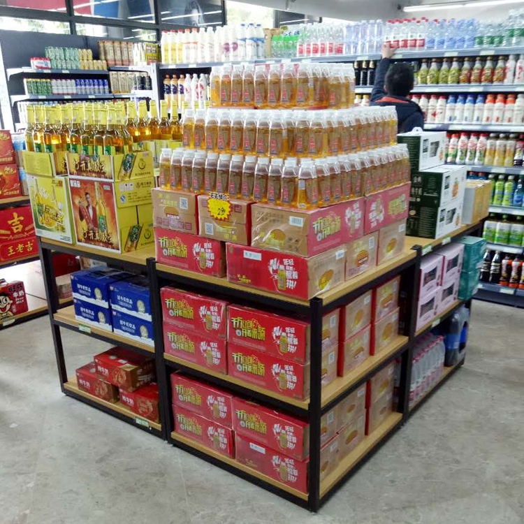 Leatheron Display Table Shop Supermarket and Convenience St 3 Tiers Suileatherogeometric Ore Rz Leather Cartons Display Stand