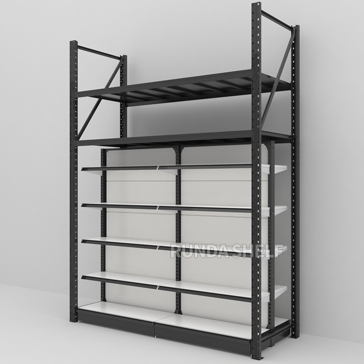 -RD-good Price Grocery Store Retail Display/ Stand Racks Gondola/heavy Duty  Shelving Supermarket Shelf for Sale