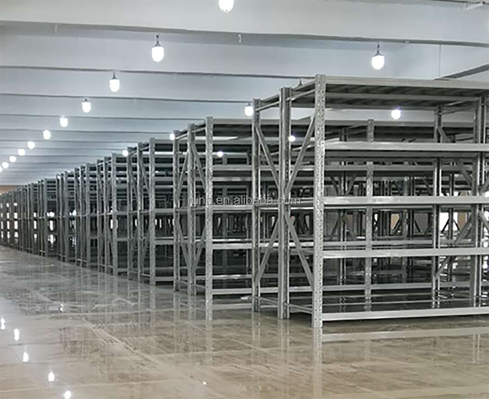 XieDa Rack Middle Duty Boltless/Rivet Shelving 4 Layers 200kg/Layer Capacity Multi-Level Corrosion Protection Powder Coated Rack