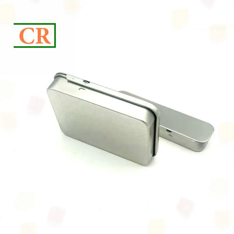 Custom Middle Size Child Resistant Slide Tin Case - 3.46x2.65 inches Manufacturers, Supplier