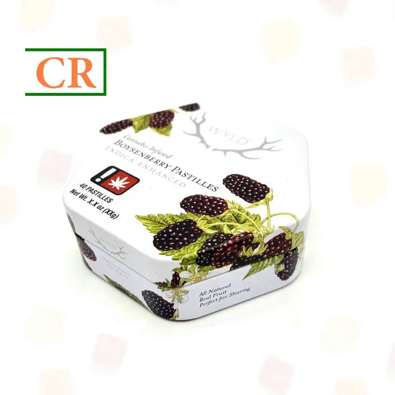Custom Hexagon Child Resistant Tin Box Suppliers, Factory