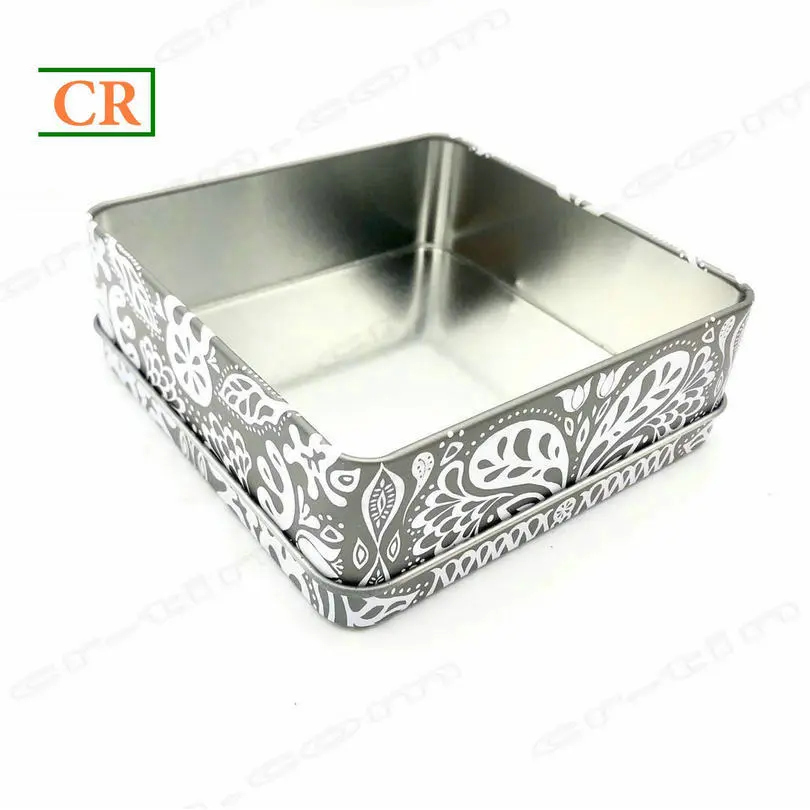 OEM Square Tin Box for Tea Bag Manufacturer, Factories