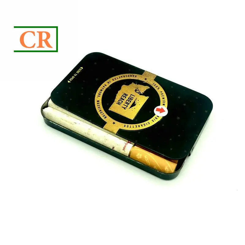 OEM Sliding Tin Case for Pre-rolls - 3.54x2.08 inches Manufacturer, Factory