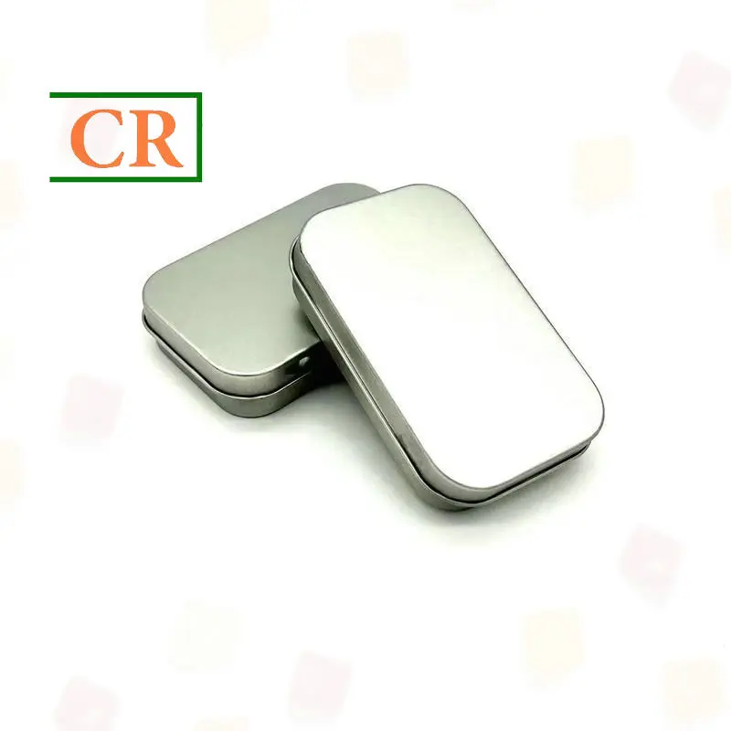 OEM Gen1 Rectangular Child Resistant Hinged Tin Box for Mints Manufacturers, Supplier