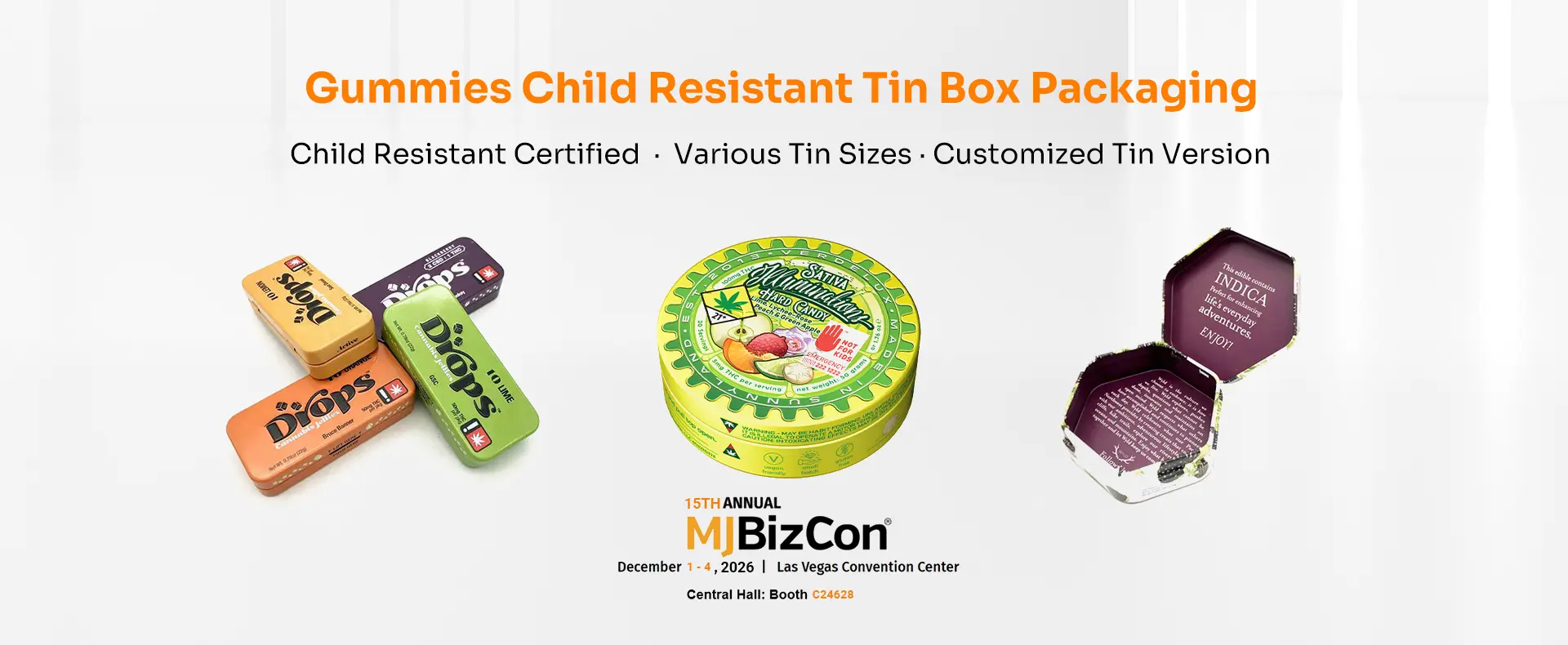 CR Tin Factory Interior — Automated Child Resistant Tin Production Equipment