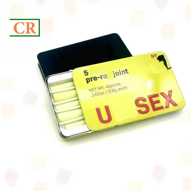 Custom Larger CR Slide Tin Case for King Prerolls Manufacturers, Factory