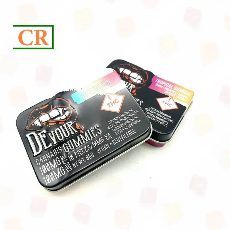 OEM 3.15 Inche Hinged Child Resistant Tin Box for Mints Manufacturer, Suppliers