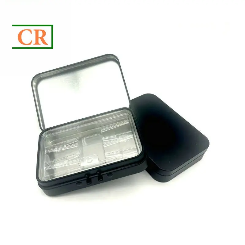 OEM Small Child Resistant Tin Case with One Button - 3.46x2.28 inches Manufacturer, Supplier