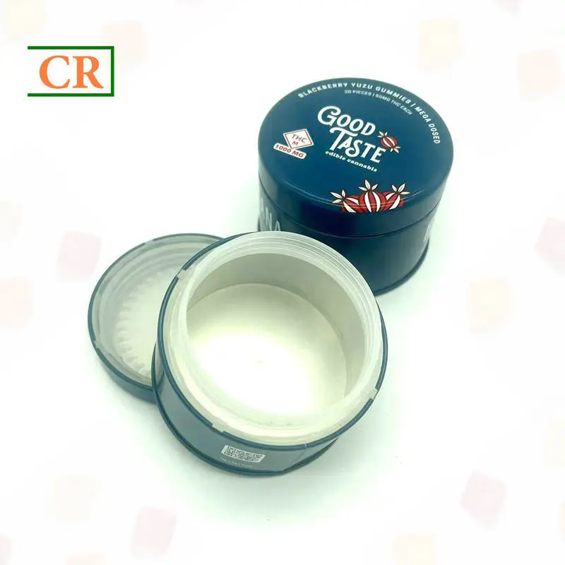 OEM Airtight Child Proof Tin Can for Marijuana Flower Packaging Supplier, Factory