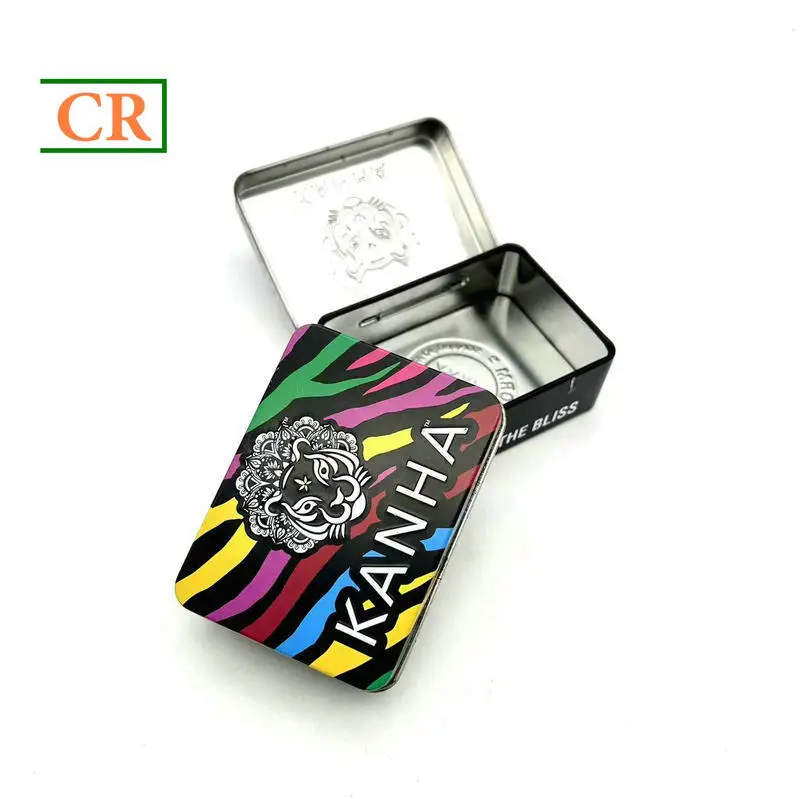 Custom Hinged Tin BOX for Gummies Manufacturer, Factories