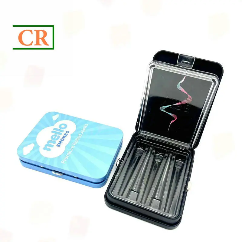 Middle Vertical Child Resistant Tin Case