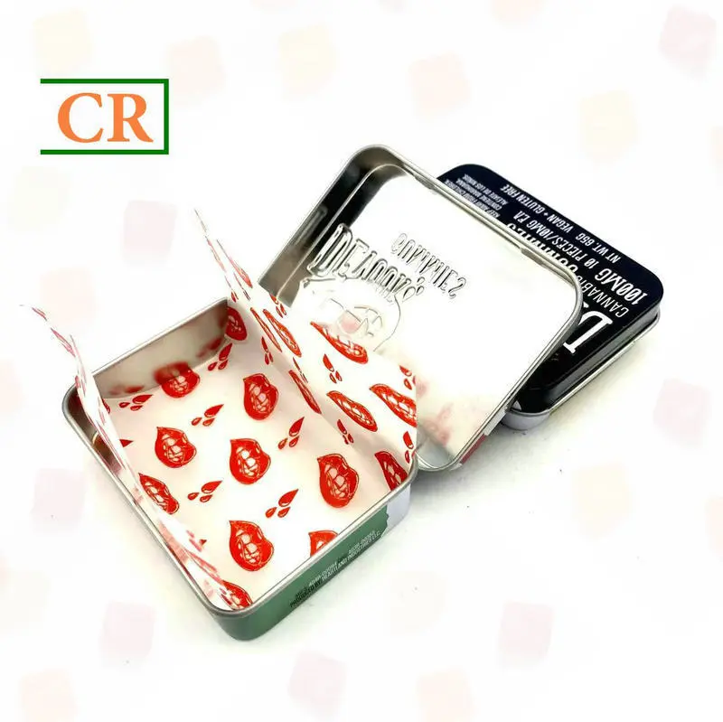 OEM 3.15 Inche Hinged Child Resistant Tin Box for Mints Manufacturer, Suppliers