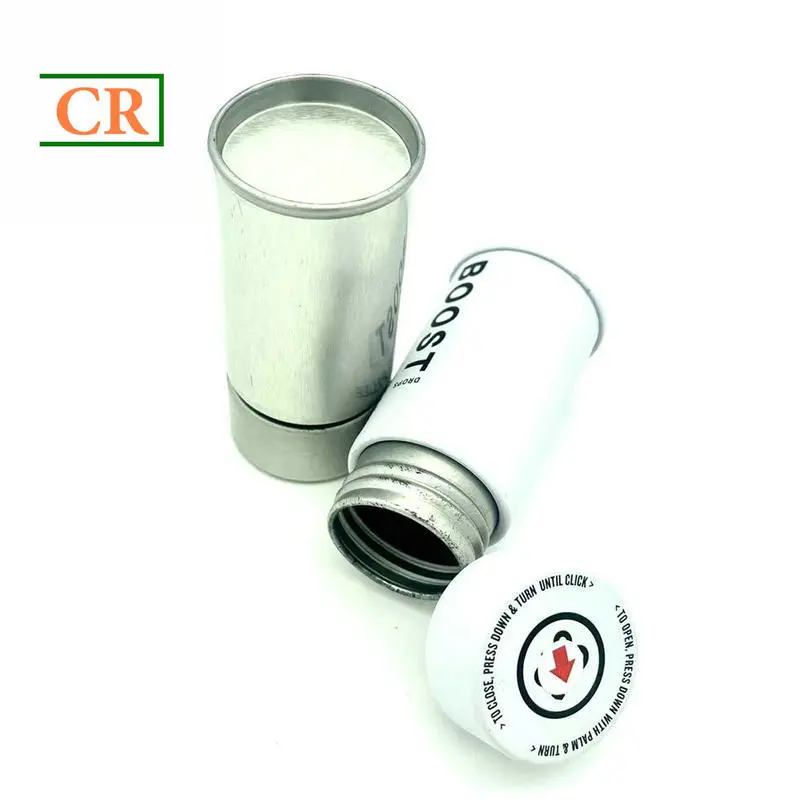 Custom 1.18 Inches Small Round Child Proof Tin Can for Mints Supplier, Factory