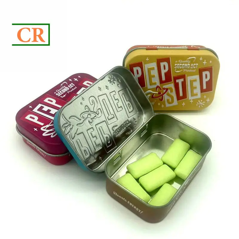 OEM 2.5 Inches Retro Flip Child Resistant Tin Case for Mints Manufacturer, Factories