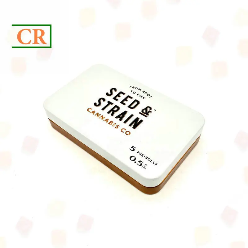 Certified Airtight Child Resistant Tin