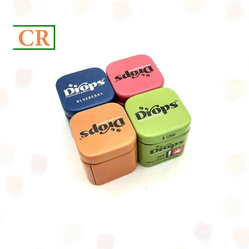 OEM Small Child Resistant Tin Cube for Mints Factory, Factories