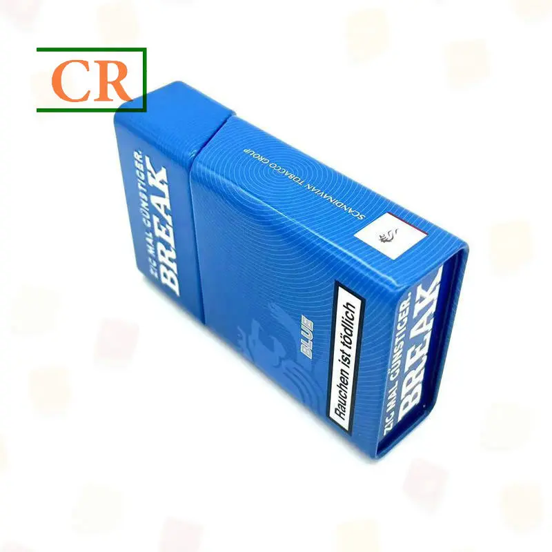 OEM Hinged Tin Box for Cigarette Manufacturer, Factory