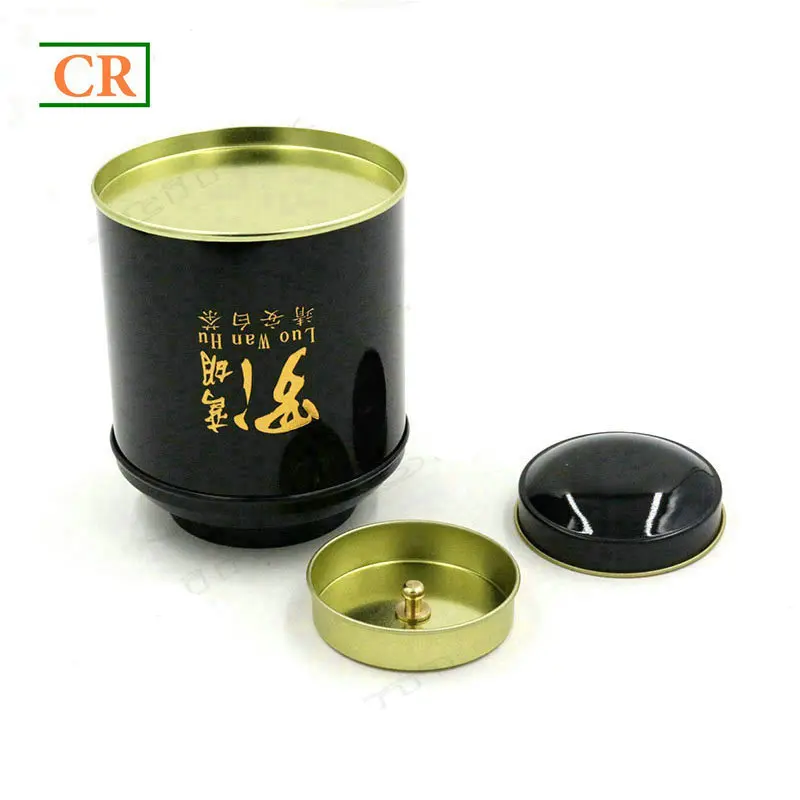 OEM Large Round Child Proof Tin Box for Marijuana Flower Manufacturer, Manufacturers