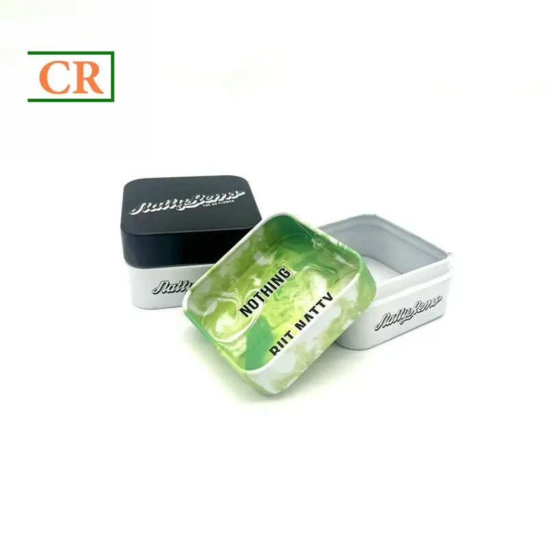 OEM Square Tin Cube for Concentrate Glass Jar Suppliers, Factory