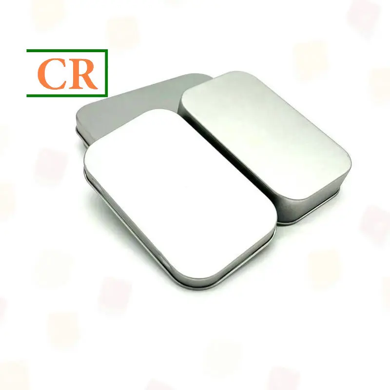OEM Gen1 Rectangular Child Resistant Hinged Tin Box for Mints Manufacturers, Supplier