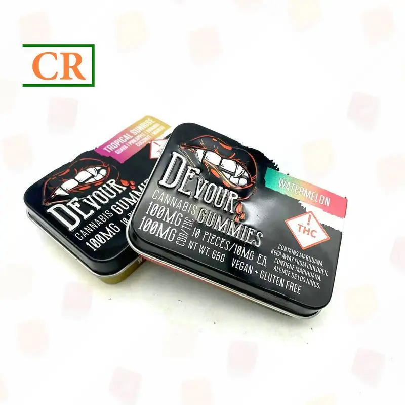 OEM 3.15 Inche Hinged Child Resistant Tin Box for Mints Manufacturer, Suppliers