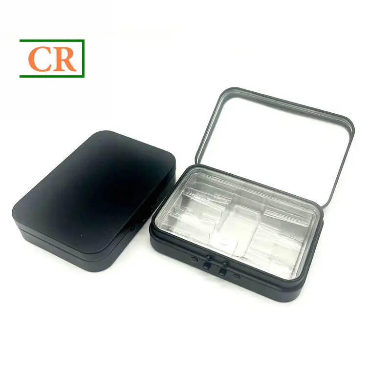 OEM Small Child Resistant Tin Case with One Button - 3.46x2.28 inches Manufacturer, Supplier