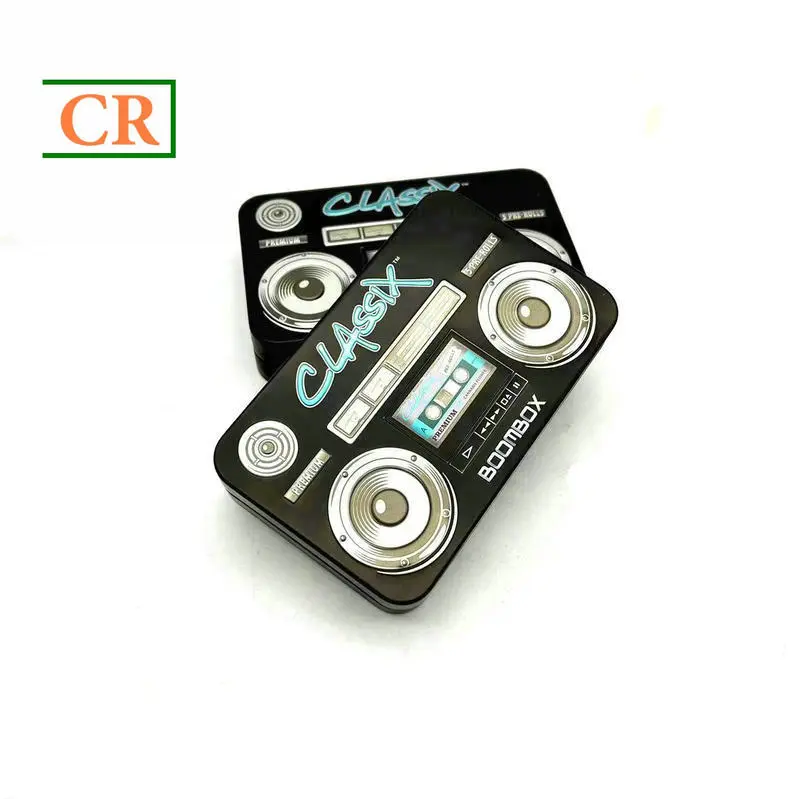Custom Airtight Hinged Child Resistant Tin Box Manufacturer, Factory