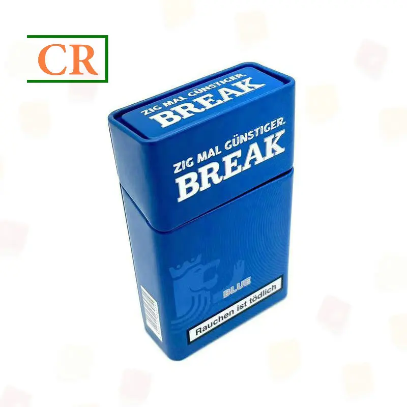 OEM Hinged Tin Box for Cigarette Manufacturer, Factory