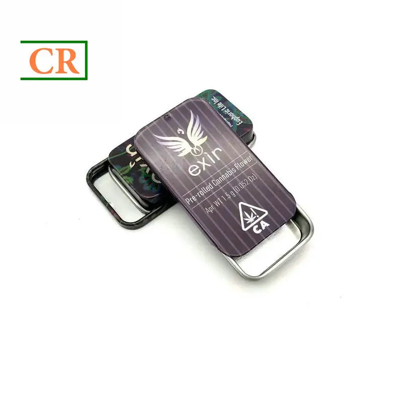 Custom 2.36 Inches Slide Tin Case for Mini Mints Supplier, Suppliers