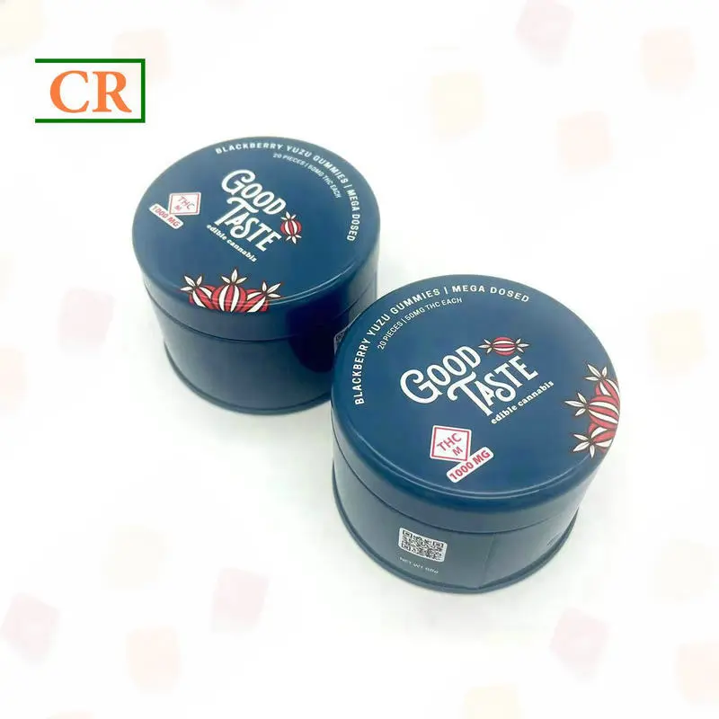 OEM Airtight Child Proof Tin Can for Marijuana Flower Packaging Supplier, Factory