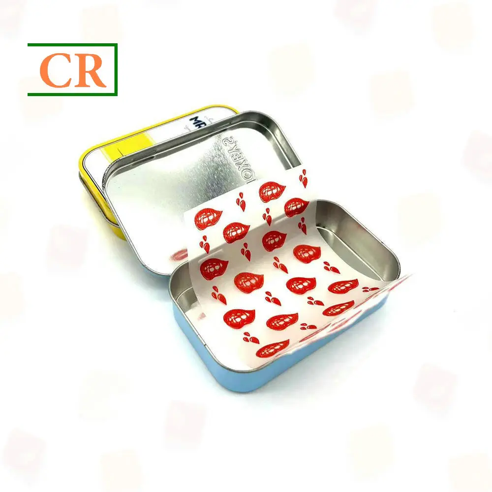 OEM 4" Hinged Rectangular Tin Box for Mints Packaging Manufacturer, Manufacturers
