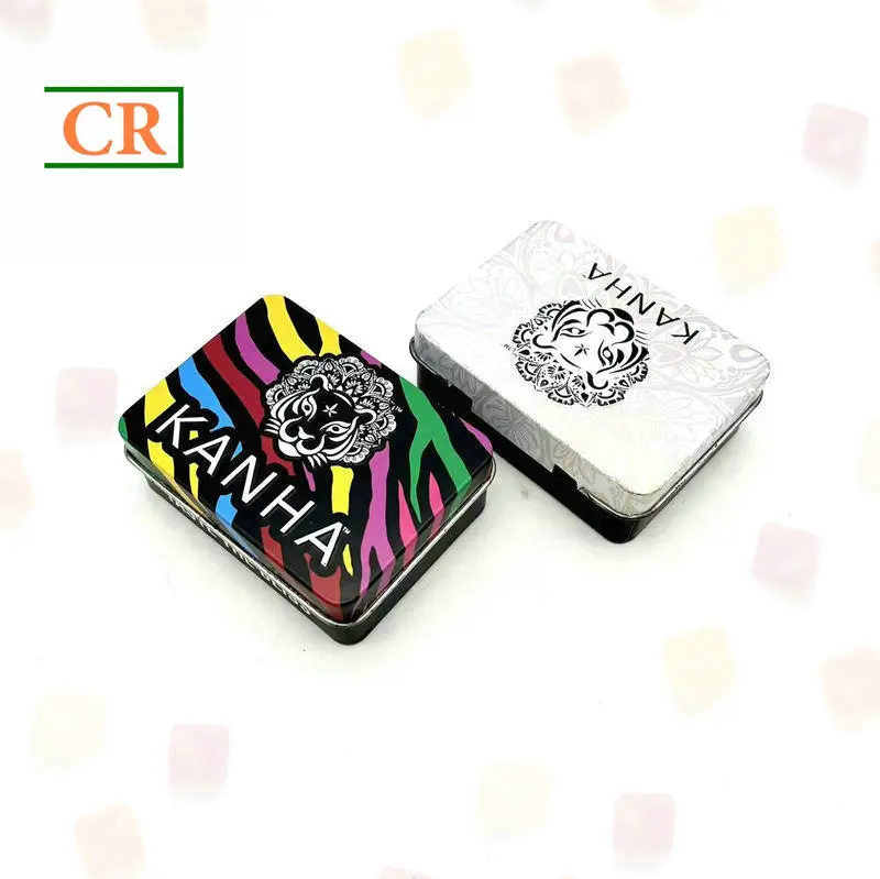 Custom Hinged Tin BOX for Gummies Manufacturer, Factories