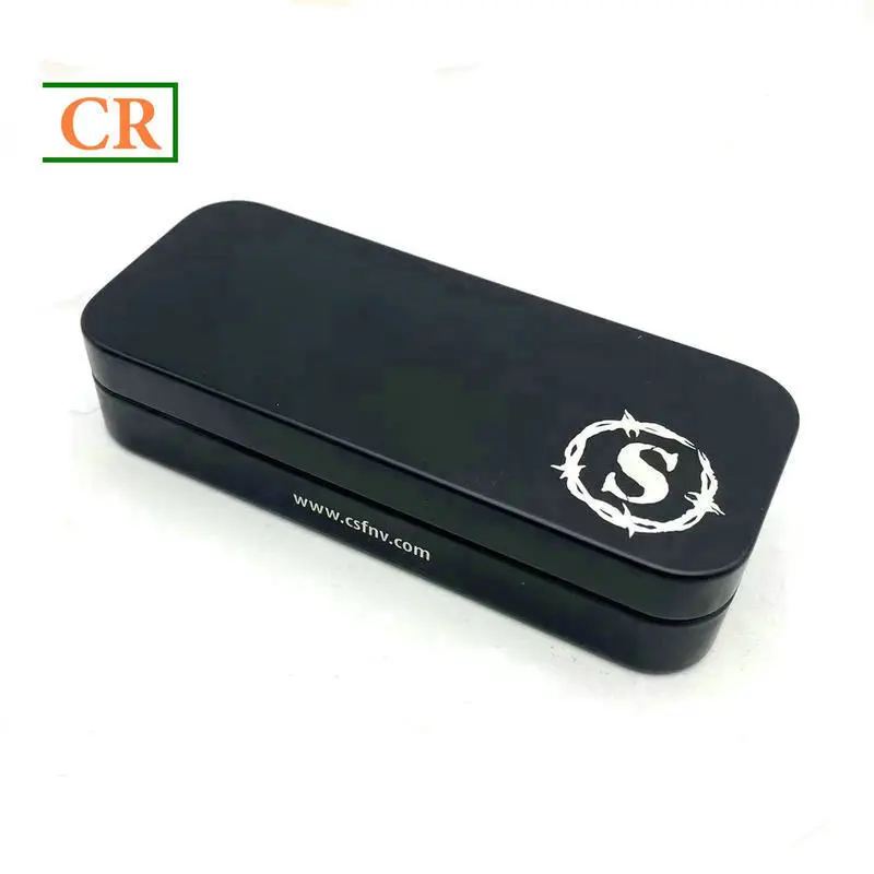 Custom Hinged Airtight Child Resistant Tin Case for Mints Manufacturer, Suppliers