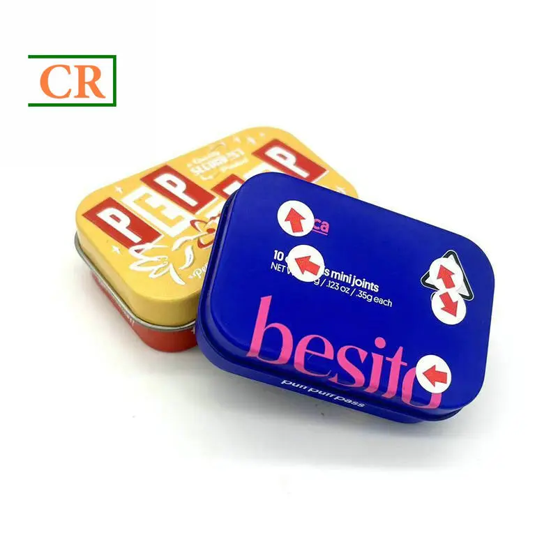 OEM Smaller Retro Child Resistant Tin Box Manufacturer, Factory