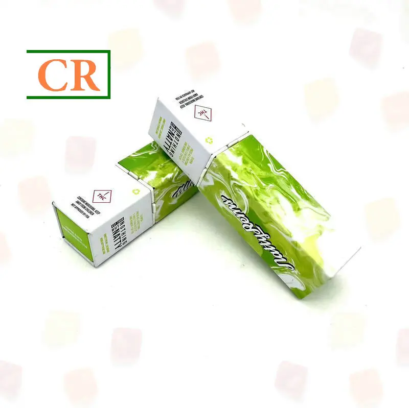 OEM 1.25 Inches Vape Cartridge Child Resistant Square Tin Tube Manufacturer, Factories