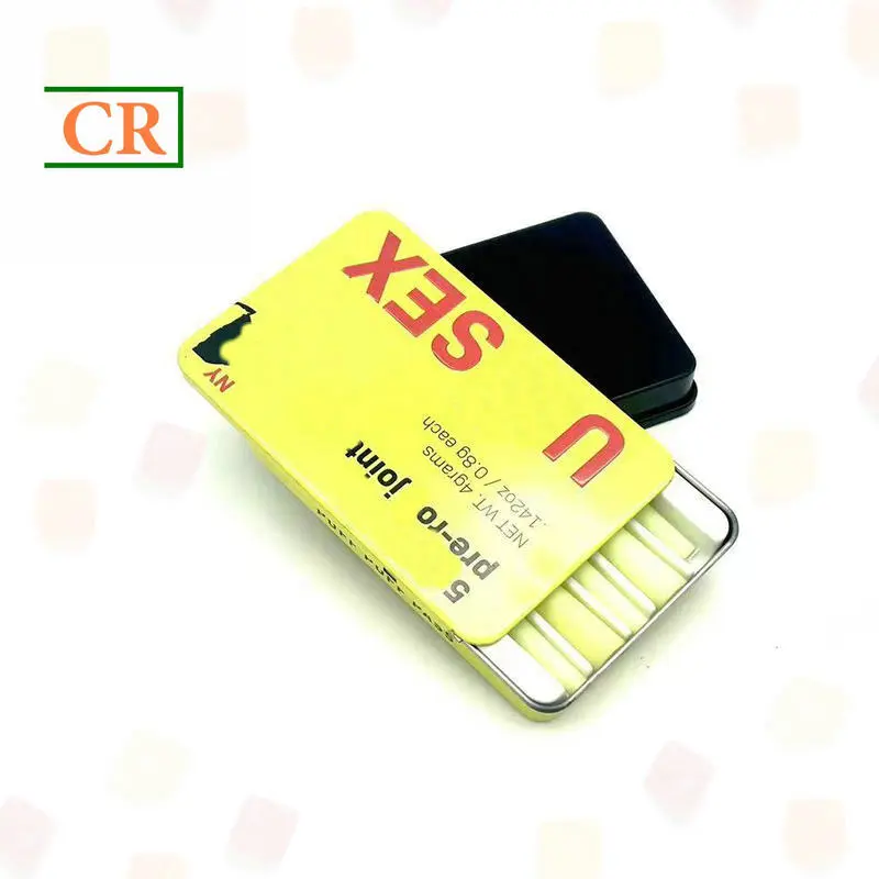 Custom Larger CR Slide Tin Case for King Prerolls Manufacturers, Factory