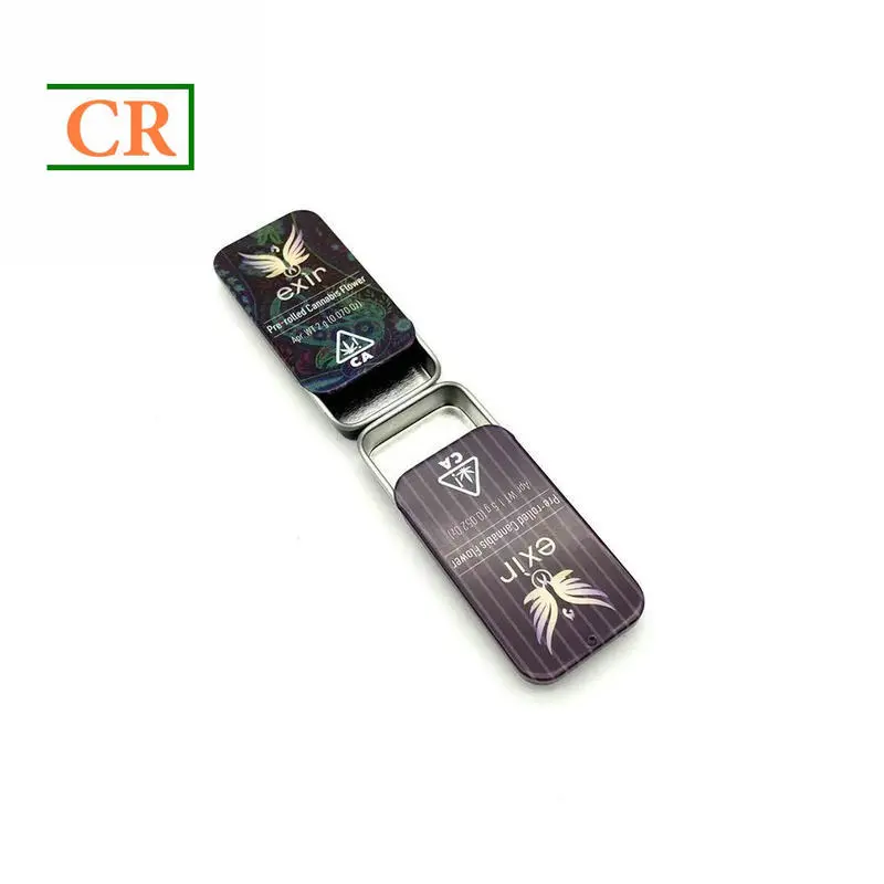 Custom Mini Slide Tin Box for Mini Prerolls Manufacturer, Factories