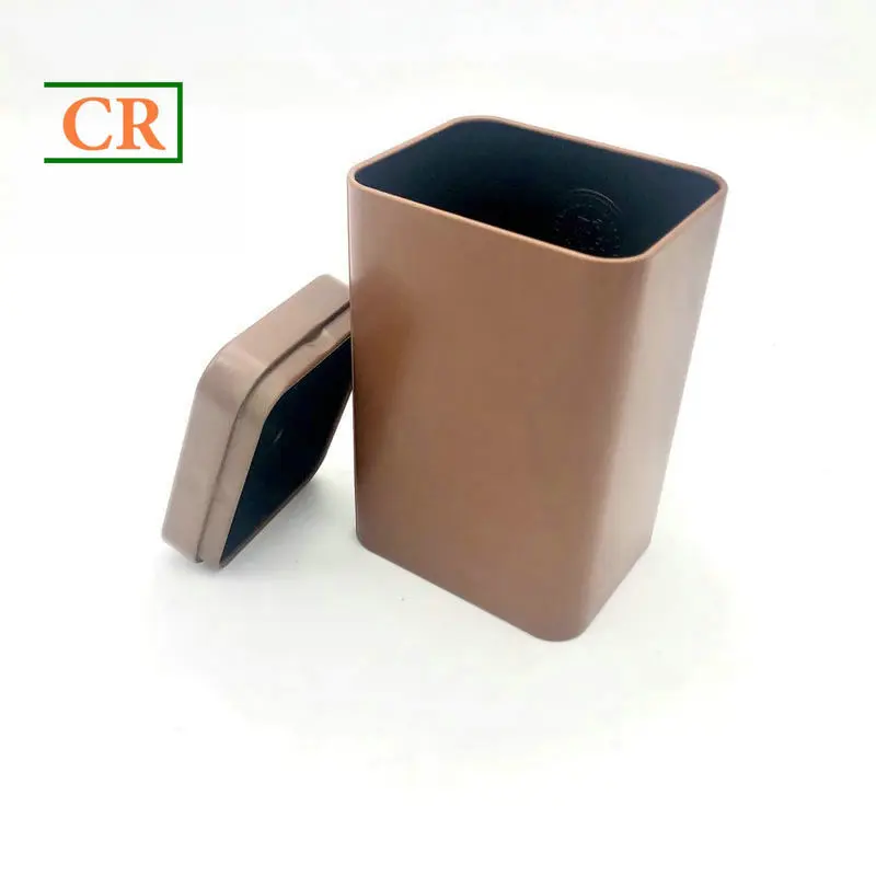 Custom 3 Inches Square Airtight Child Resistant Tin Box for Flower Manufacturers, Factories