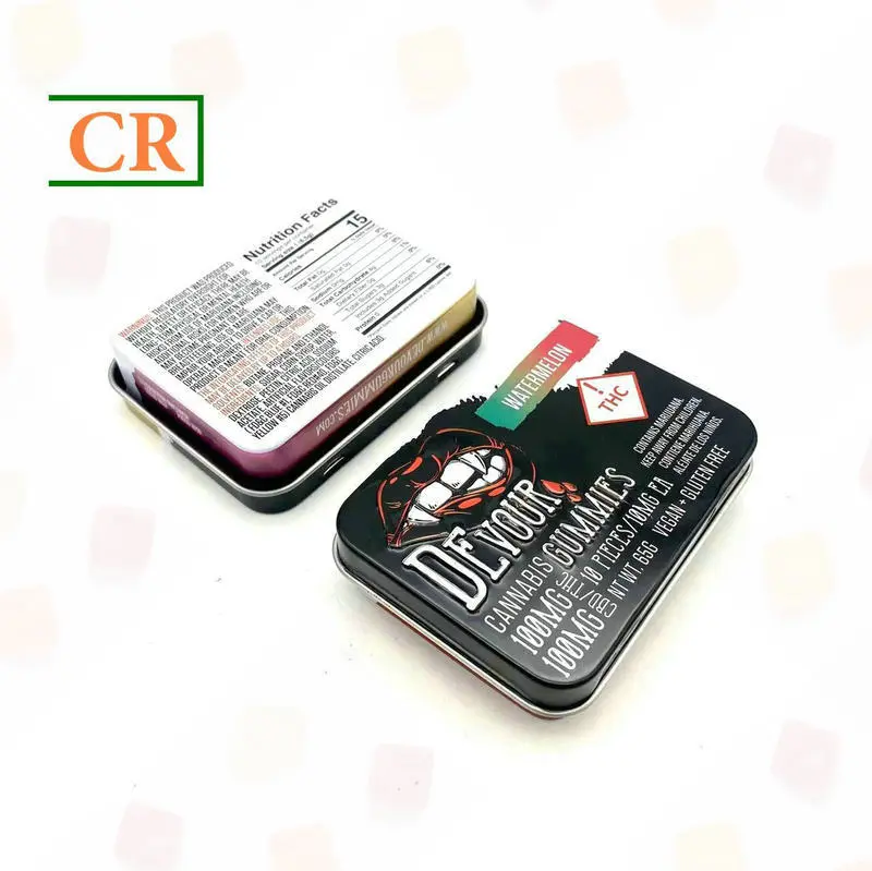 OEM Small Rectangle Child Proof Tin Box Supplier, Suppliers