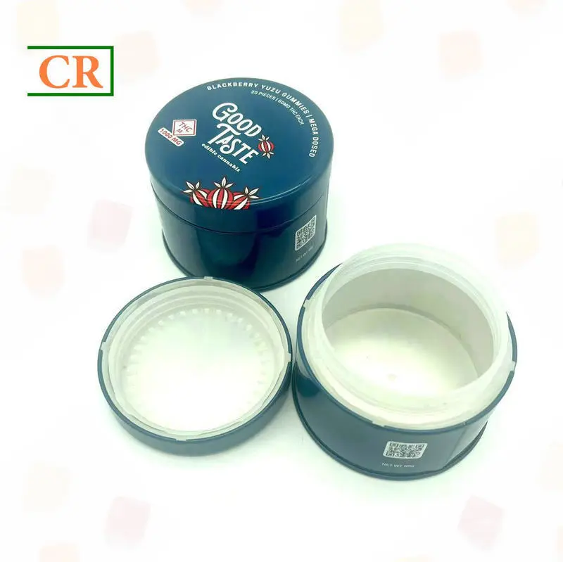 OEM Airtight Child Proof Tin Can for Marijuana Flower Packaging Supplier, Factory