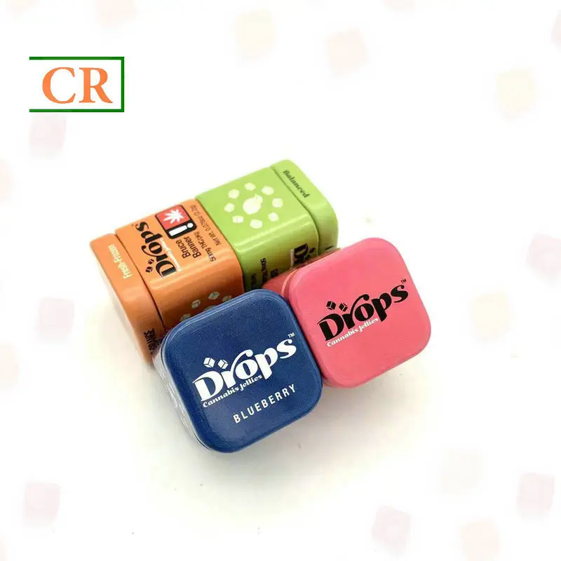 OEM Small Child Resistant Tin Cube for Mints Factory, Factories