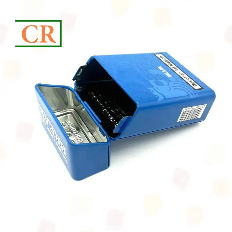 OEM Hinged Tin Box for Cigarette Manufacturer, Factory