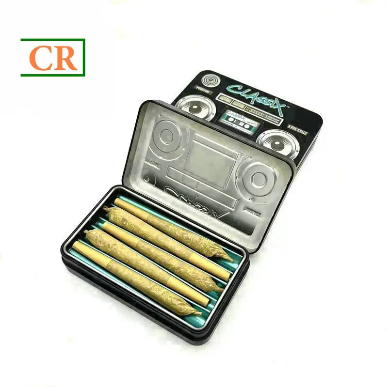 Custom Airtight Hinged Child Resistant Tin Box Manufacturer, Factory