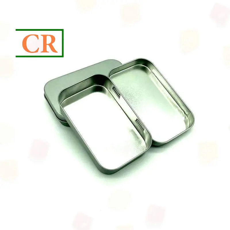 OEM Gen1 Rectangular Child Resistant Hinged Tin Box for Mints Manufacturers, Supplier
