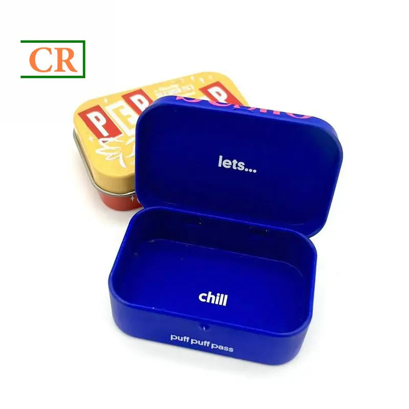OEM 2.5 Inches Retro Flip Child Resistant Tin Case for Mints Manufacturer, Factories