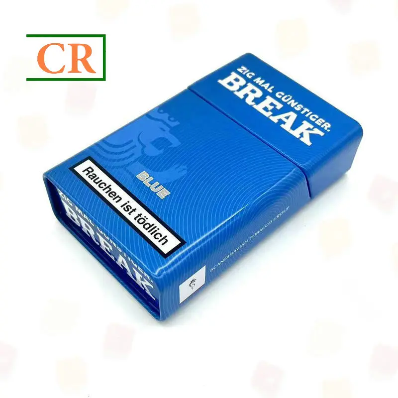 OEM Hinged Tin Box for Cigarette Manufacturer, Factory